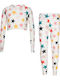 Kinder-Set mit Leggings Winter 2Stück White