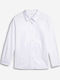 Kids Shirt Long Sleeve White