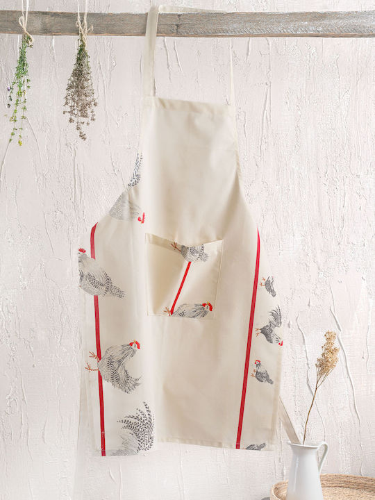Rythmos Foivos Apron White 85x60cm