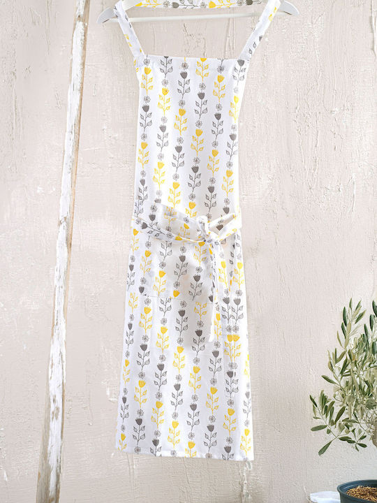 Rythmos Myrtis Apron White 85x60cm