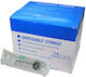 Disposable Plastic Syringes With Detachable Needle 50 Pieces 20ml 21G