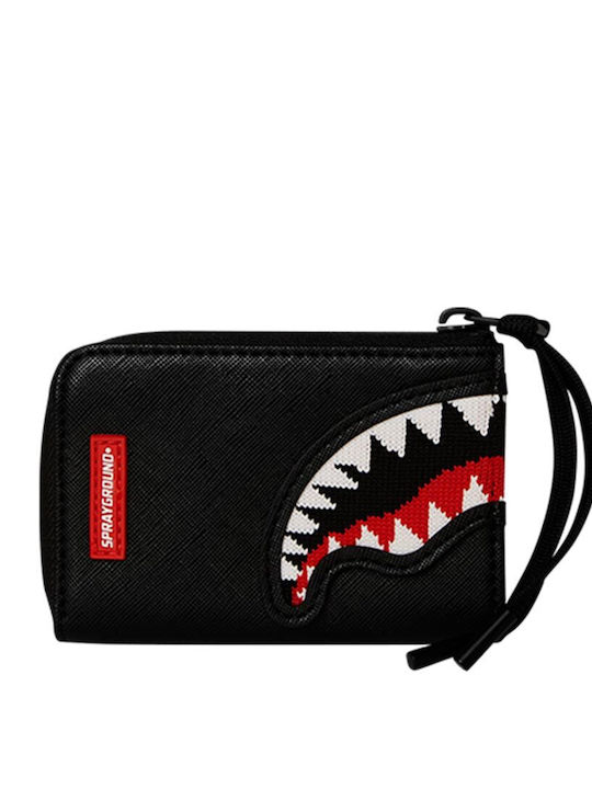 Fly Knit Mouth Kleines Damenportemonnaie Schwarz