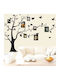 Autocolant Decorativ Cameră Living Copac 7 Rame Foto 120 X 100 Cm Oferte Originale