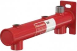 Flamco Basisstütze für Ausdehnungsgefäß Sicherungsventile Heizkessel 3/4'' x 1/2'' Weiße 3 Anschlüsse