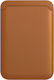 Eko Cardholder Magnetic Fastening Magsafe In Leather Brown