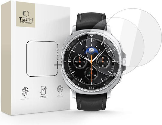 Tech-Protect Glass Fit+ Закалено стъкло за Galaxy Watch8 Classic 46mm 2бр