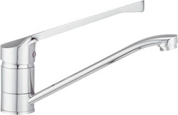 Delta Kitchen Faucet Counter Silver