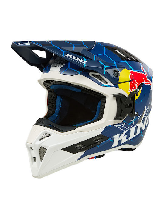 O'Neal EXC Kini Red Bull Blue/White Κράνος Μηχανής Motocross ECE 22.06
