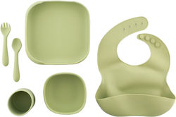 Zingies Set Essgeschirr Eddie aus Silikon mit r...