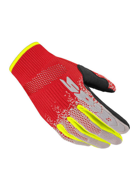 Spidi X-Knit Herren Motocross-Handschuhe Black/Red