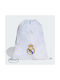 adidas Real Madrid Ανδρική Τσάντα Πλάτης Ποδοσφαίρου Λευκή