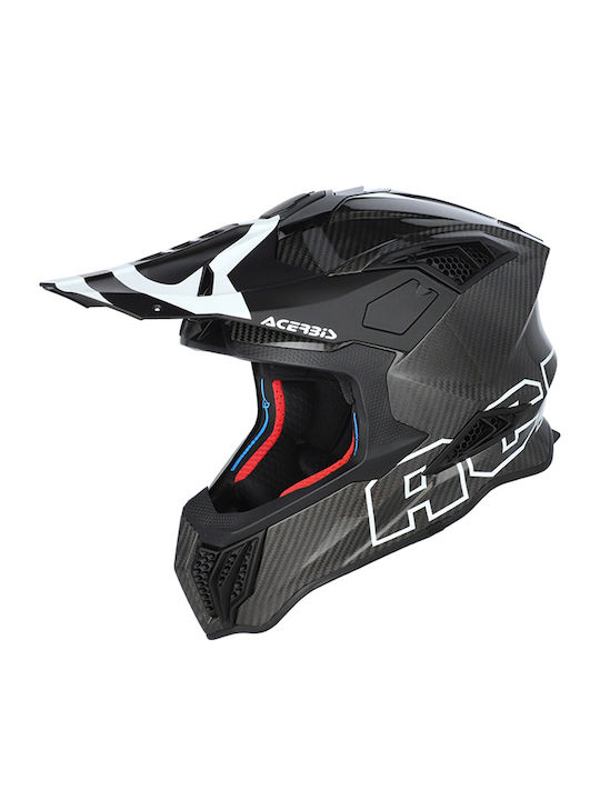 Acerbis Airstrike-C Black/White Κράνος Μηχανής Motocross ECE 22.06 1150gr