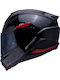 Spyder Exo Plain V2 Shiny Black/Red Motorcycle Helmet Full Face ECE 22.05 1150gr