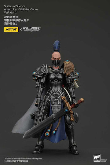 Warhammer Horus Heresy Figurină de Acțiune Sisters of Silence Argent Lynx Vigilator Cadru Vigilator 1 19 Cm
