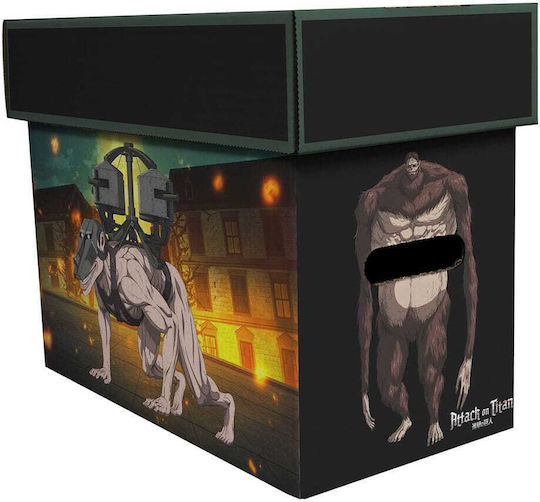 Attack on Titan Sammelbare Figuren Storage Box Titans 60 x 50 x 30 cm