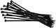 Black Nylon Cable Ties 2.5*160 Mm Set 100 Pcs Cobra 9091c
