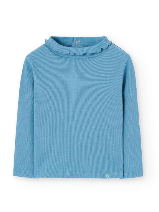 Boboli Kids' Shirt Long Sleeve Blue