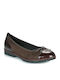 Damen Ballerinas in Braun Farbe