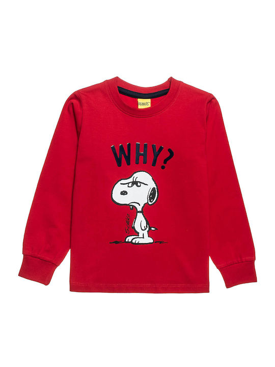 Peanuts Worldwide LLC Μπλούζα Κόκκινη