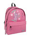 510297 Backpack 32x19x42 2 Main Compartments Pink Mint Angel