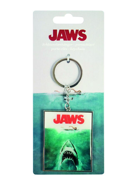 Jaws Metal Keychain 7.5x0.5x17.5cm