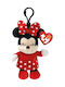 Ty Ty Beanie Babies Clip Plush Disney Minnie Mouse 8.5cm 1607-34012
