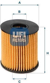 Ufi Oil Filter 25.060.00