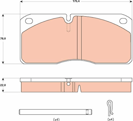 Set Plăcuțe De Frână Și Discuri De Frână Auto Trw Gdb5058
