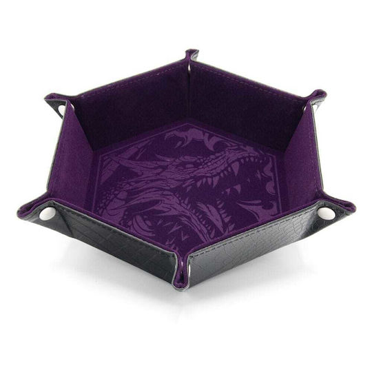 Critstones Tavă Pliabilă pentru Zaruri Ediția Dragon Skin Mov