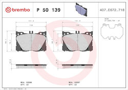 Brembo Bremsbelag Set Scheibenbremse P 50 139 Brembo Bremsbelag Set Scheibenbremse P 50 139
