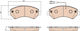 Trw Gdb2069 Brake Pad Set Disc Brake