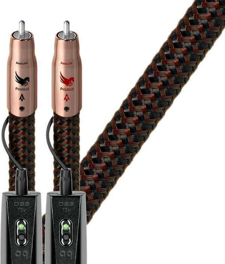 Audioquest Cablu RCA de sex masculin - RCA de sex masculin 0.6m