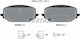 Textar Brake Pad Set Disc Brake 2658801