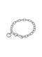 Sprenger Collar Adjustable Hook Steel Chrome-Plated Adjustable Chain Collar 3.0mm Chrome-Plated Steel 65cm