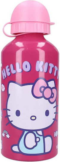 Vadobag Παιδικό Παγούρι Hello Kitty Ανοξείδωτο Φούξια 500ml