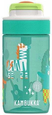 Kambukka Пластмасова Детска Бутилка За Вода със Сламка Non Spill Зелена 400ml