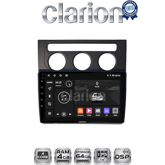 Clarion Car Audio System for Volkswagen Touran 2003 > 2010 (Bluetooth/USB/WiFi/GPS/Apple-Carplay/Android-Auto)