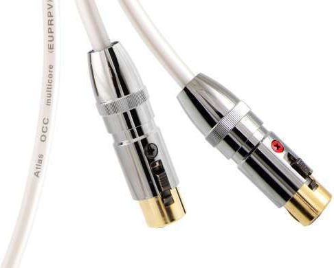 Atlas Cables Cable XLR male - XLR male Μαύρο 0.5m