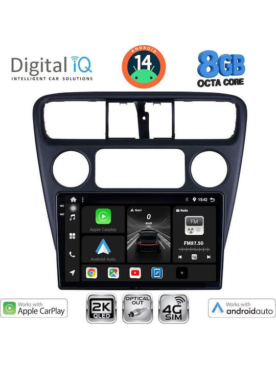 Digital IQ Car Audio System for Honda Accord 1998-2004 (Bluetooth/USB/WiFi/GPS/Apple-Carplay/Android-Auto) with Touch Screen 9"