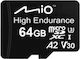 Mio microSDXC 64GB Class 10 100MB/s with Adapter