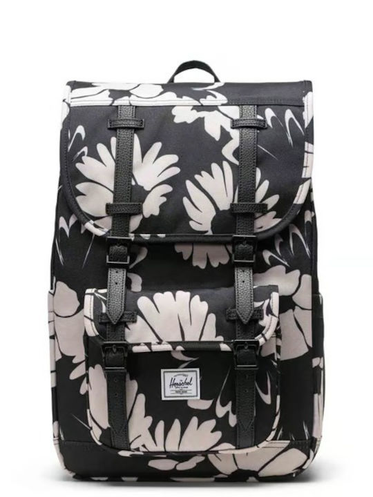Herschel Little America Mid 21lt Μαύρο