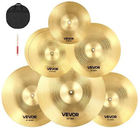 Vevor Verschiedenes Schlagzeugzubehör Set aus 6 Stück 10" 14" 16" 18" 20" Drums Cptzcptz5zxgbith1001v0