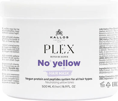 Kallos Plex Bond Builder Haarmaske Für Farbschutz 500ml