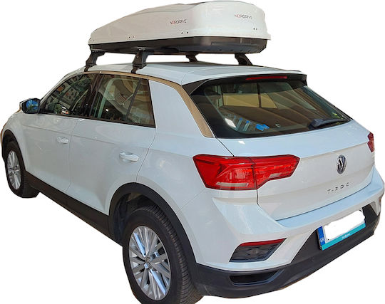 Nordrive Roof Rack Kit Bars Legs Nordrive Silenzio Black Aluminum Vw T-Roc 2017+ Without Parallel Bars + 2 Pieces Car Roof Bars
