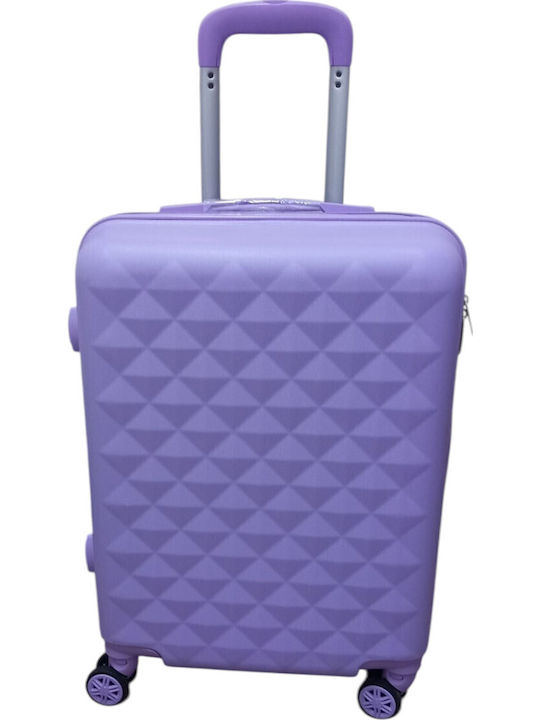 Felbags Valiză de Călătorie de Cabină Rigidă Lila cu 4 Roți Înălțime 55cm