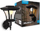 Modee Lighting Set 4 Wand-Solarleuchten 15lm mit Warmes Weiß Licht 2700K IP44