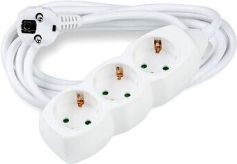 Technik Power Strip with Surge Protection 3 Positions with Cable 1.5m