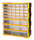 Deli Tool Compartment Organiser 39 Slot Yellow 38x16x47.5cm
