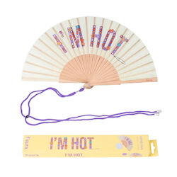 Βεντάλια Fisura Μήνυμα I'm Hot Μπεζ