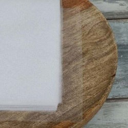 Mănușă Tulle Cristalizat Set 100 45x50cm Alb